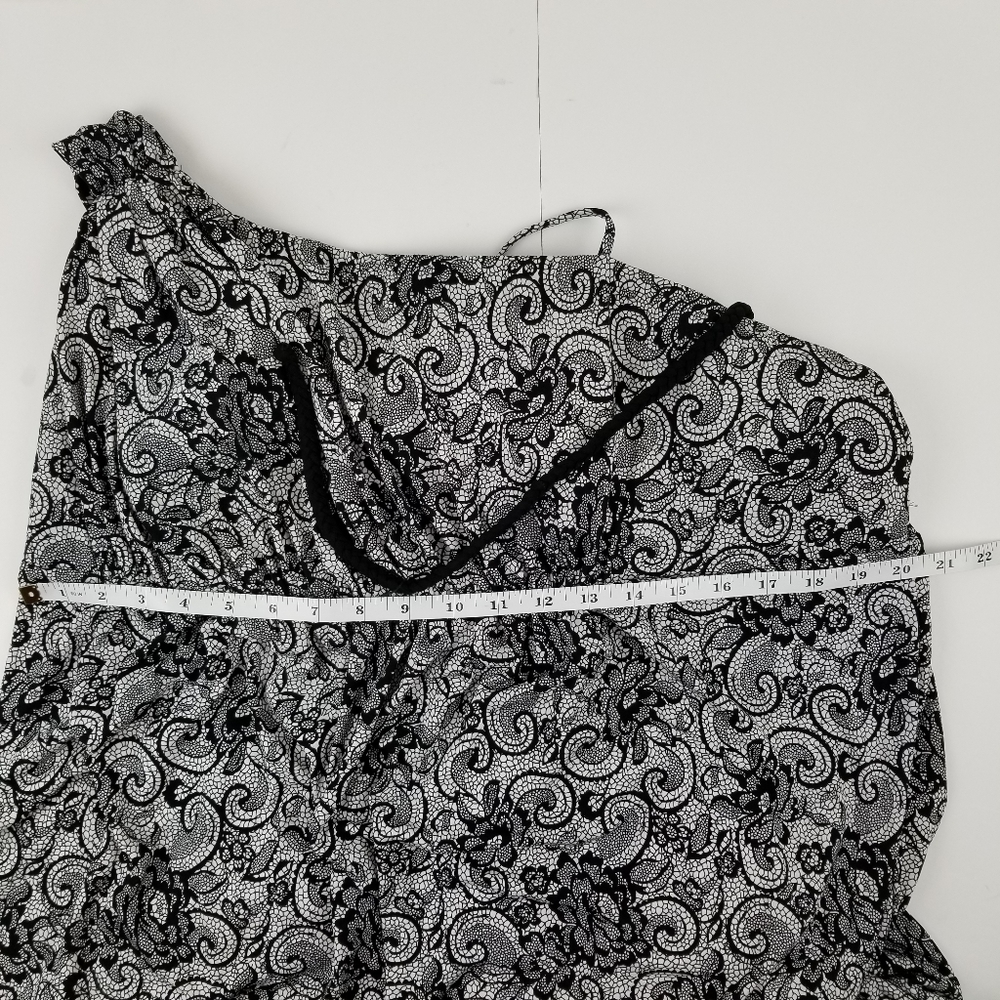 En Focus one shoulder paisley maxi dress size 20W - Picture 6 of 6